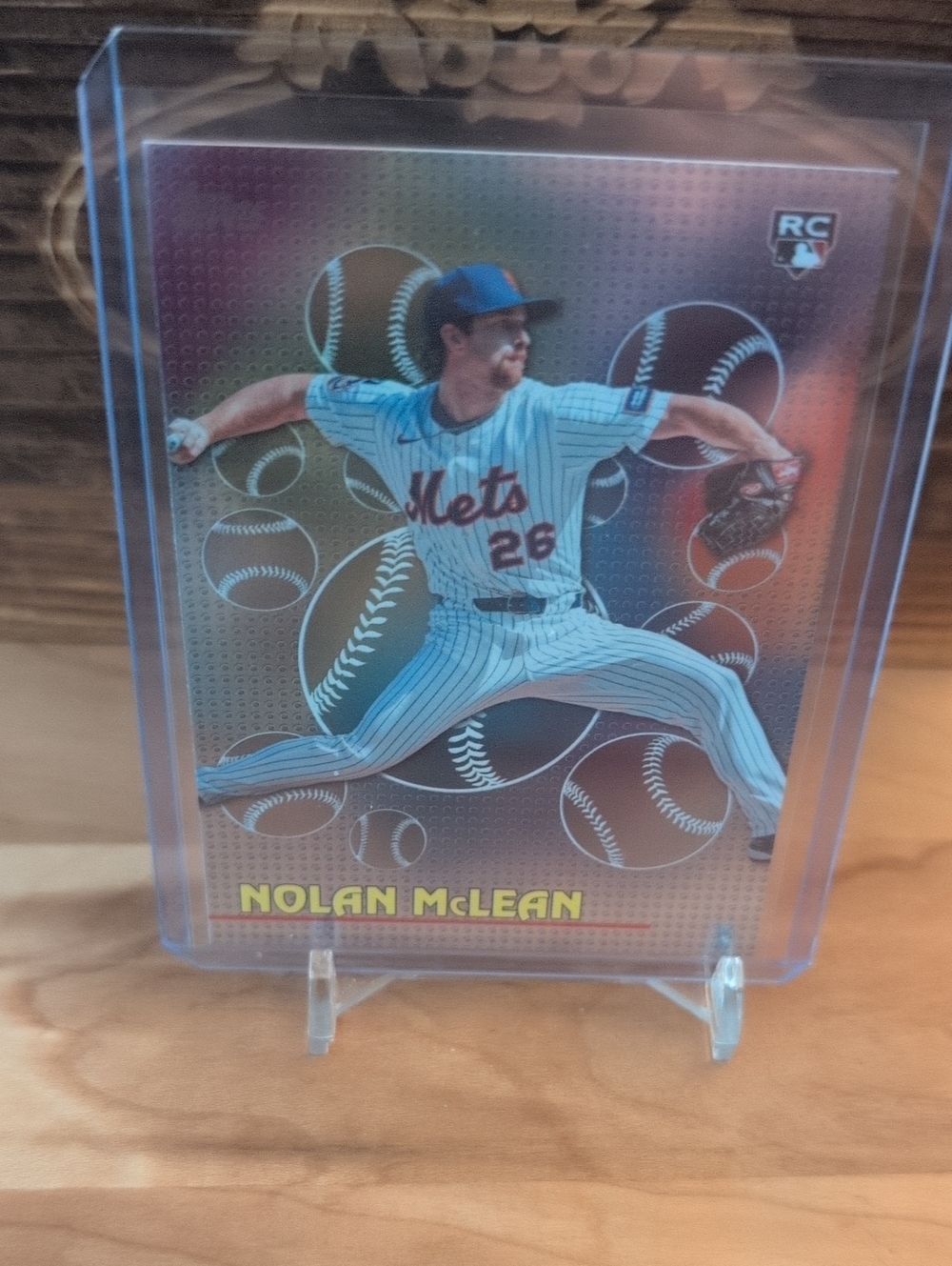 2026 Topps Series 2 Nolan McLean Titans Of The Game Rookie Card Mets